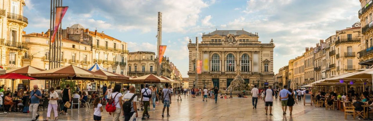 Montpellier, Place de la Comédie